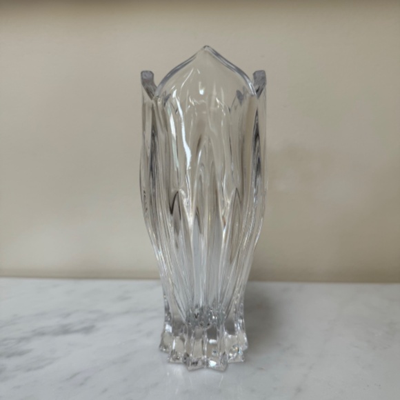 Vintage (1990-1994) Gorham "Lotus Collection" Pocket Crystal Vase West Germany - Picture 3 of 13